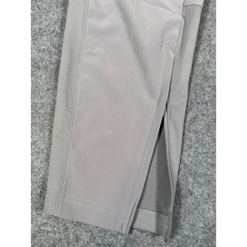 Adidas Mens Grey Slim Fit Training Pants Ankle Zip Joggers Medium NEW - Picture 2 of 15